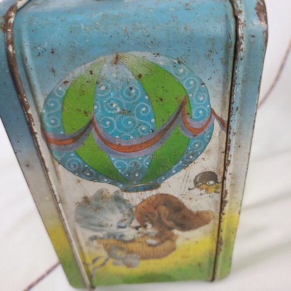 Vintage 1978 Wags 'N Whiskers Metal Lunch Box with NO Thermos - Picture 8 of 13